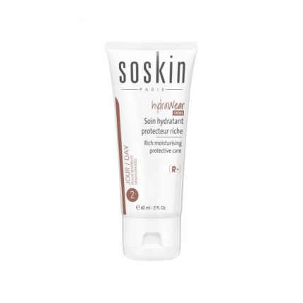 SOSKIN Hydrawear Crème-Rich Moisturising Protective Care - Крем Зволожуючий, Поживний Для Сухої Шкіри 60ml