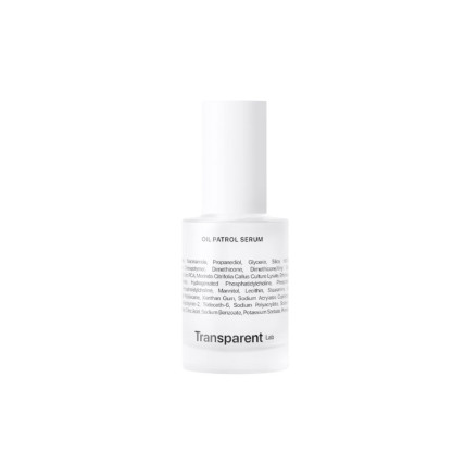 Transparent Lab Oil Patrol Serum Матуючий серум з ніацинамідом та цинком 30ml