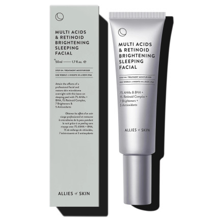 Allies Of Skin Multi Acids And Retinoid Brightening Sleeping Facial - Нічний Мультикислотний Пілінг з Ретинолом 30ml