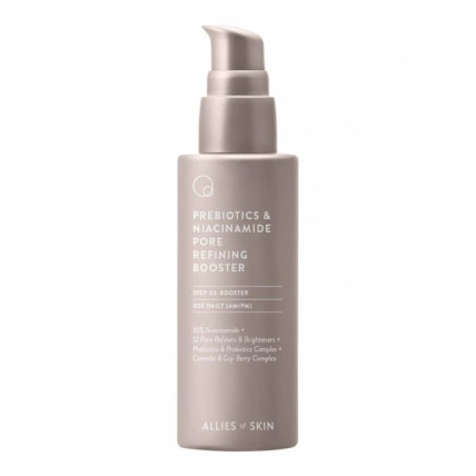 Allies Of Skin Prebiotics And Niacinamide Pore Refining Booster - Сироватка-Бустер для Звуження Пор 50ml