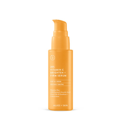 Allies Of Skin 20% Vitamin C Brighten + Firm Serum - Сироватка з Вітаміном с для Обличчя 20% 8ml