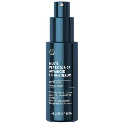 Allies Of Skin Multi Peptides & GF Advanced Lifting Serum - Мультипептидна Сироватка з Ефектом Ліфтингу 30ml