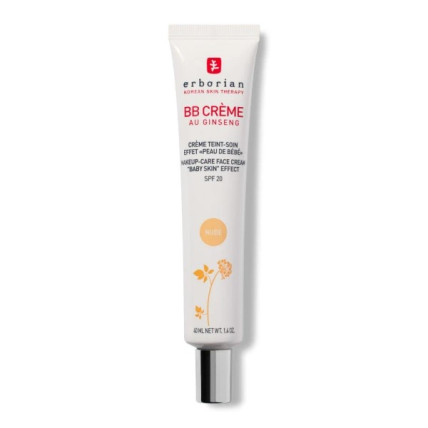 Erborian BB Cream Nude Total Sheer Makeup-Care Face Cream 5 In 1 - Бб-Крем з Тонуючим Ефектом 5 в 1 15ml