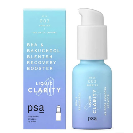PSA Liquid Clarity BHA & Bakuchiol Blemish Rrecovery Booste – Відновлююча анти-акне сироватка-бустер 15мл