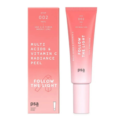 PSA Follow the Light Multi Acids & Vitamin C Radiance Peel – Кислотно-вітамінний пілінг для сяяння шкіри 50мл
