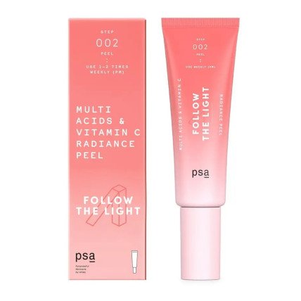 PSA Follow the Light Multi Acids & Vitamin C Radiance Peel – Кислотно-вітамінний пілінг для сяяння шкіри 50мл