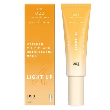 PSA Light Up Vitamin C & E Flash Brightening Mask – Освітлююча маска для обличчя з вітамінами С та Е 50мл