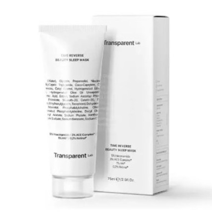 Transparent Lab Time Reverse Beauty Sleep Mask Нічна anti–age маска з ніацинамідом та гіалуроновою кислотою 75ml