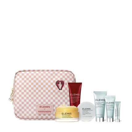 ELEMIS Kit: Shrimps Travel Icons Collection - Легендарна колекція бестселерів у дизайнерській Тревел косметичці для Неї 7од