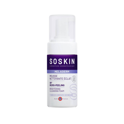 SOSKIN Brightening cleansing foam MELADERM - Освітлююча пінка для вмивання 100ml