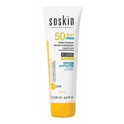 SOSKIN Smooth Cream Body & Face Very High Protection SPF50 + - Сонцезахисний Крем Для Обличчя Та Тіла Spf50 + 125ml