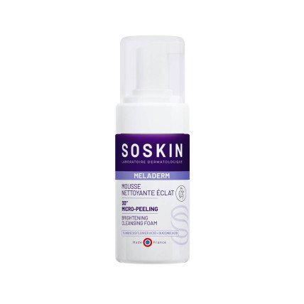 SOSKIN Brightening cleansing foam MELADERM - Освітлююча пінка для вмивання 100ml