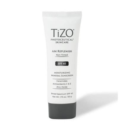 TiZo AM Replenish Lightly Non-Tinted SPF 40 – Денний Поживний Крем із Легким Відтінком 50ml