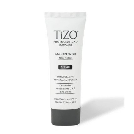 TiZo AM Replenish Lightly Non-Tinted SPF 40 – Денний Поживний Крем із Легким Відтінком 50ml
