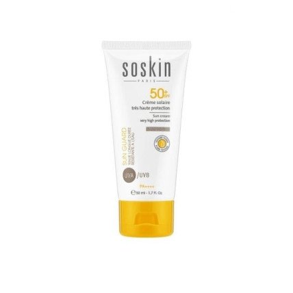 SOSKIN Sun Guard Sun Cream Very High Protection SPF 50+ - Сонцезахисний крем-флюїд SPF 50+